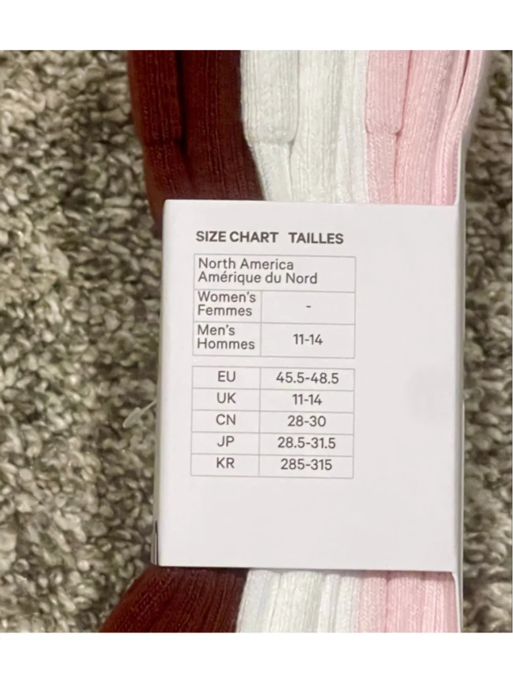 Lululemon Unisex Daily Essential Quarter Length Socks, 3-pack, Size XL, NWT